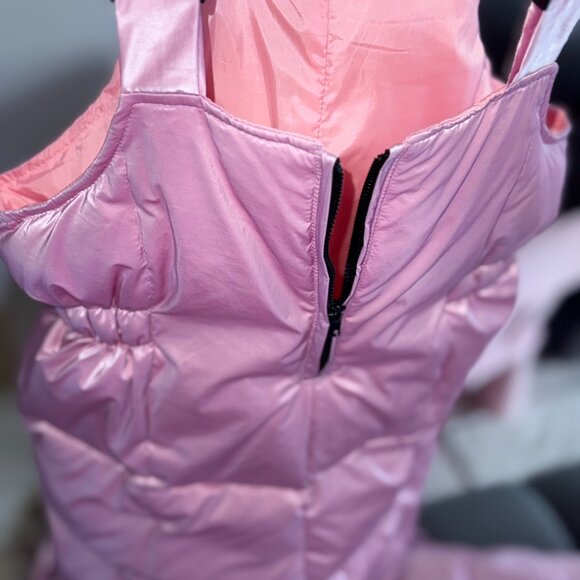 BILA Kids Puffer Snowsuit Set – Metallic Pink (Jacket + Pants) – Size 4 - Picture 6 of 8